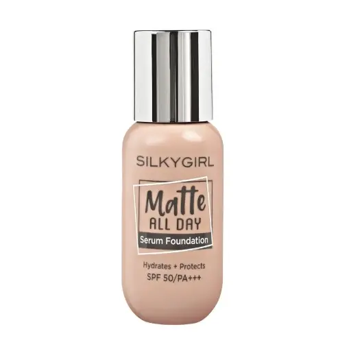 SILKYGIRL Matte All Day Serum Foundation 01 Ivory